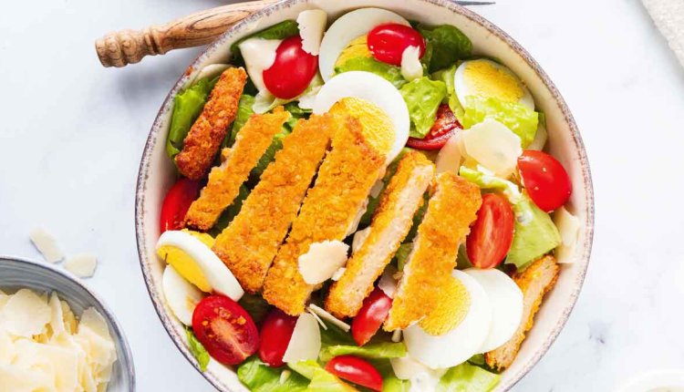 Recept van Lot Beukers Crispy Caeser salad