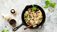 Fritatta met paddenstoelen 