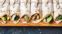 Wraps met verschillende soorten vulling