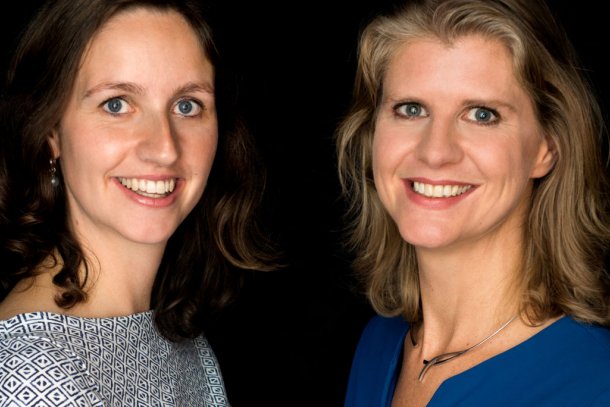 Liesbeth van Rossum en Mariette Boon